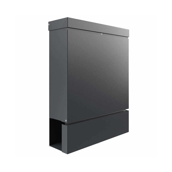 BRENTANO Design Letterbox - 20 years Edition - RAL 7016 anthracite grey | Mailboxes | Briefkasten Manufaktur