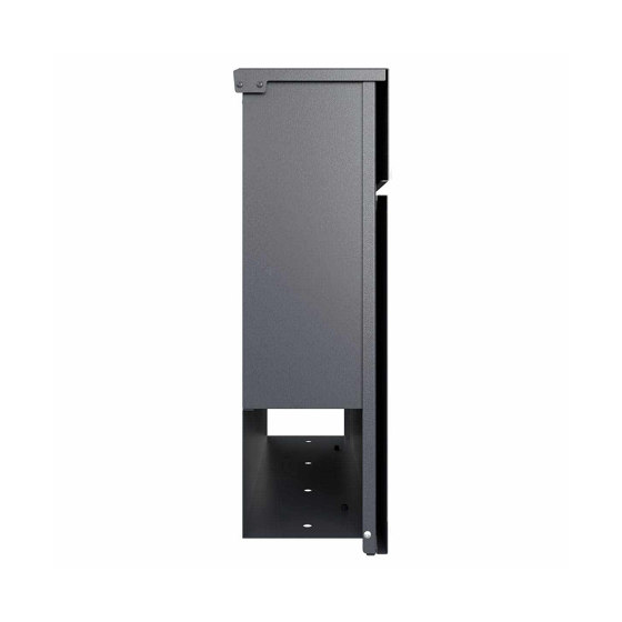 KANT Edition letterbox with newspaper compartment - Elegance 2 design - RAL 7016 anthracite grey | Mailboxes | Briefkasten Manufaktur