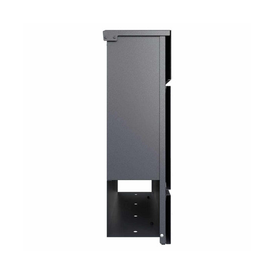 KANT Edition letterbox with newspaper compartment - Elegance 4 design - RAL 7016 anthracite grey | Mailboxes | Briefkasten Manufaktur