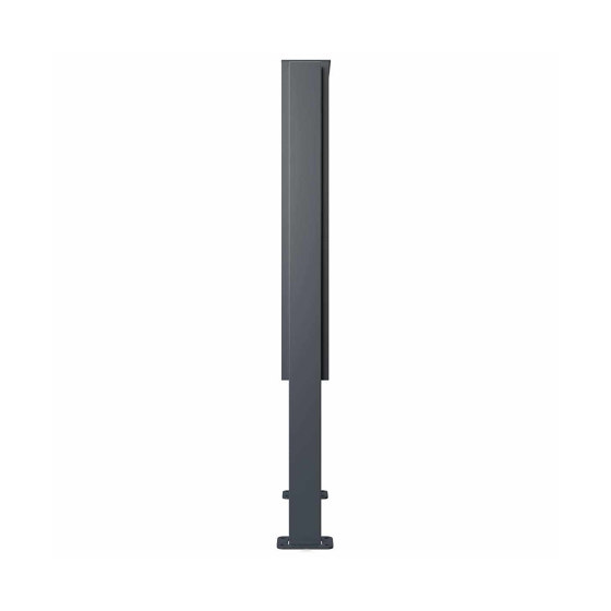 2pcs 1x2 Design Pedestal letterbox GOETHE ST-Q - RAL of your choice | Buzones | Briefkasten Manufaktur