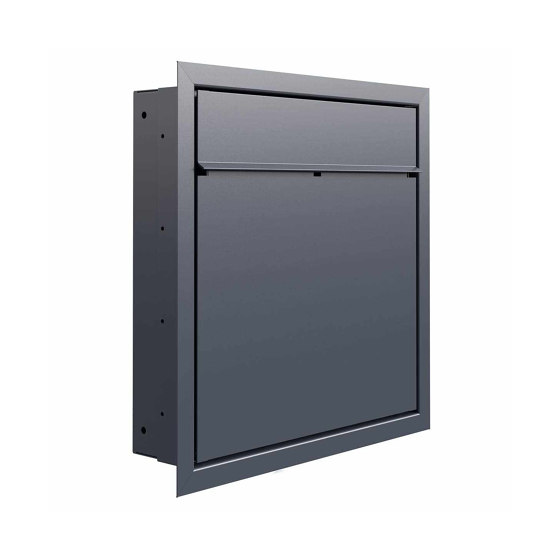 Design flush-mounted letterbox GOETHE UP - RAL of your choice 100mm depth | Buzones | Briefkasten Manufaktur