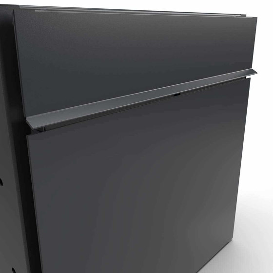 Design flush-mounted letterbox GOETHE UP - RAL of your choice 100mm depth | Mailboxes | Briefkasten Manufaktur