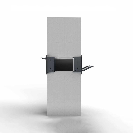 Design pass-through letterbox GOETHE MDW - RAL of your choice 300-390mm depth | Mailboxes | Briefkasten Manufaktur