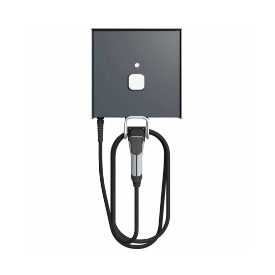 Wallbox Goethe BASIC Charge 1X - 11kW/16A con cavo di ricarica tipo 2 RFID (incl. 2 Keyfob) | Prese elettriche | Briefkasten Manufaktur