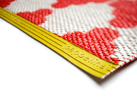 Marre Coral Red | Vanilla | Mustard Edge | Tappeti / Tappeti design | PAPPELINA