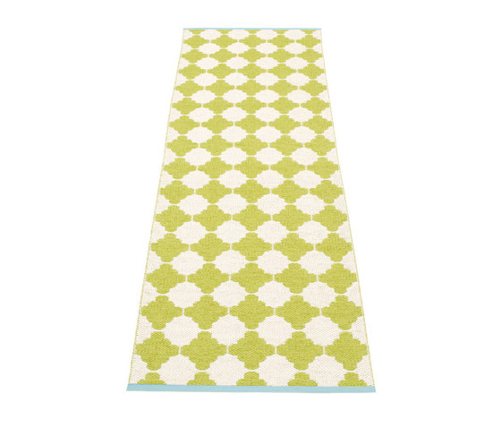 Marre Lime | Vanilla | Turquoise Edge | Rugs | PAPPELINA