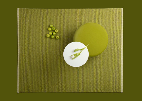 Mono Olive | Lime | Formatteppiche | PAPPELINA