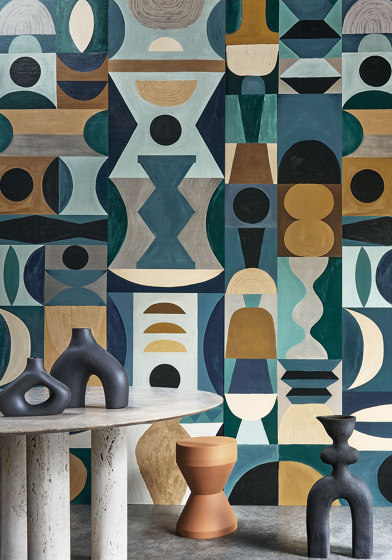 MODELAGE BLEU/CELADON | Paneles murales | Casamance