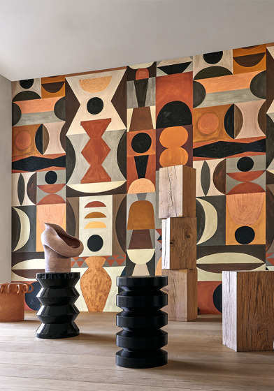 MODELAGE TERRACOTTA/SABLE | Wall panels | Casamance