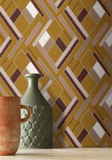 SHAPES MOUTARDE | Wall coverings / wallpapers | Casamance