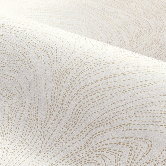 VOIE LACTEE BLANC/DORE | Wall coverings / wallpapers | Casamance