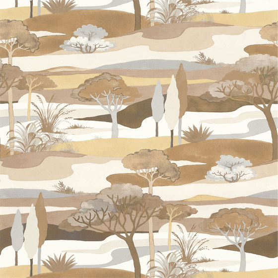 CAP FERRET SABLE/LATTE | Wall coverings / wallpapers | Casamance