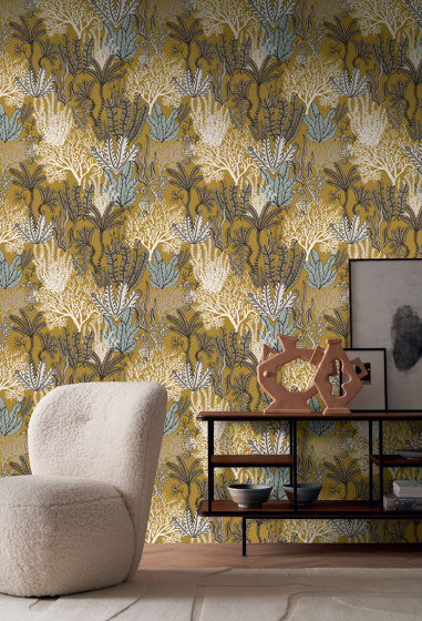 POSIDONIE MOUTARDE | Wall coverings / wallpapers | Casamance