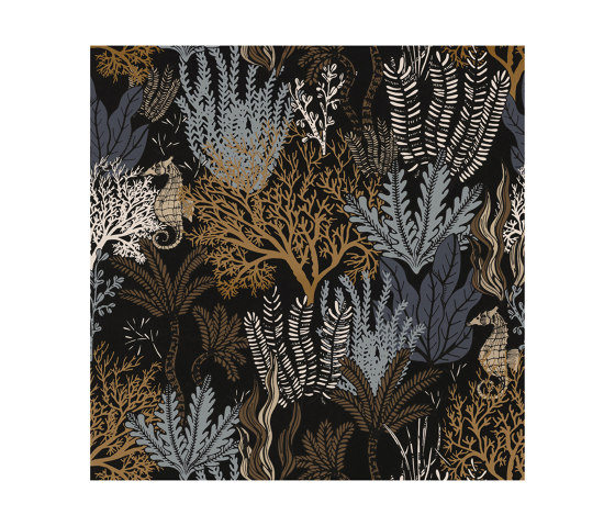 POSIDONIE NOIR/OR | Wall coverings / wallpapers | Casamance