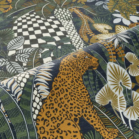 BELIZE ENCRE/KAKI | Revêtements muraux / papiers peint | Casamance