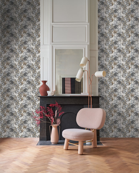 TIGRIS BLANC/GRIS | Wall coverings / wallpapers | Casamance
