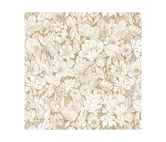 DAHLIA VANILLE/OR | Wall coverings / wallpapers | Casamance