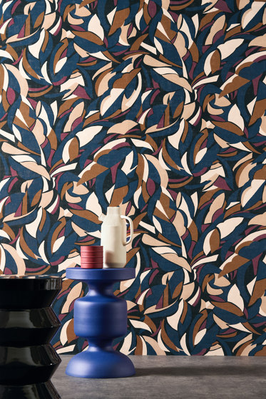 COLLAGE NOIR/BLUSH | Wall coverings / wallpapers | Casamance
