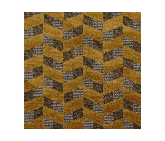 SARABANDE JAUNE OR / CHATAIGNE | Upholstery fabrics | Casamance