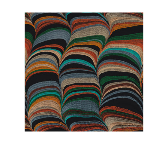 STRATES ACAJOU PIERRE BLEUE | Drapery fabrics | Casamance