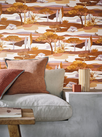 CAP FERRET OCRE/NUDE | Wall coverings / wallpapers | Casamance