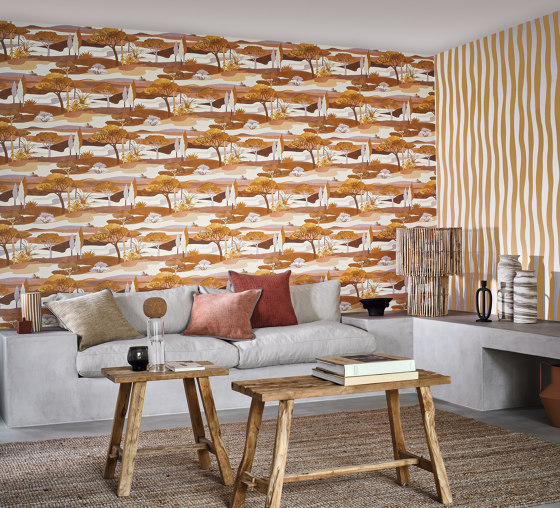 CAP FERRET OCRE/NUDE | Wall coverings / wallpapers | Casamance