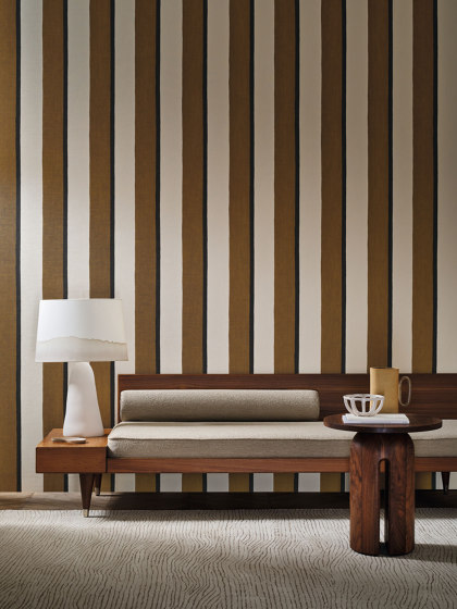 SINOPIA NOIR/CAMEL | Wall coverings / wallpapers | Casamance