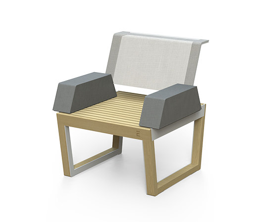 Armchair with armrests Barka | Poltrone | Egoé