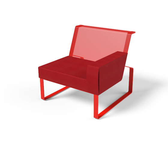 Armchair with right armrest and front pocket Moja | Poltrone | Egoé