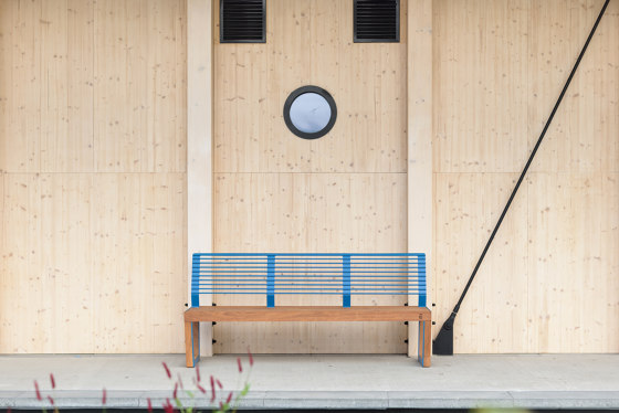 Barka Three-seat Bench with Armrest | Benches | Egoé