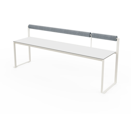 Bench with the backrest Bistrot | Panche | Egoé