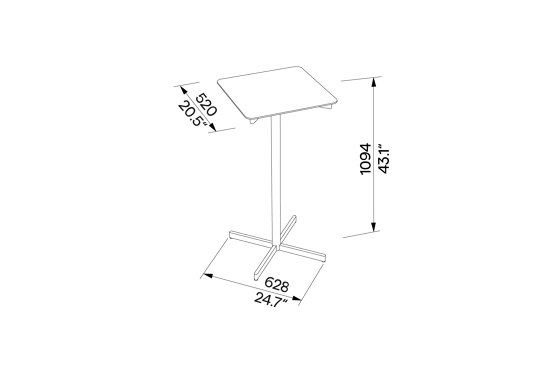 Bistrot Bar Table | Mesas de bistro | Egoé