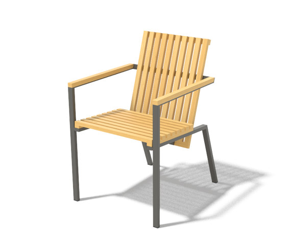 Chair with armrests Axis | Chairs | Egoé