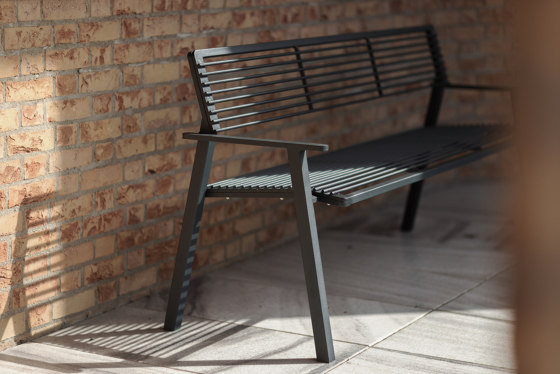 Cora Bench with Armrest | Benches | Egoé