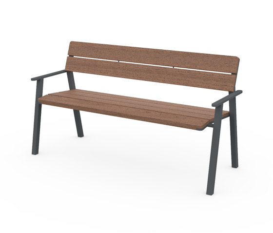 Cora Bench with Armrests | Benches | Egoé