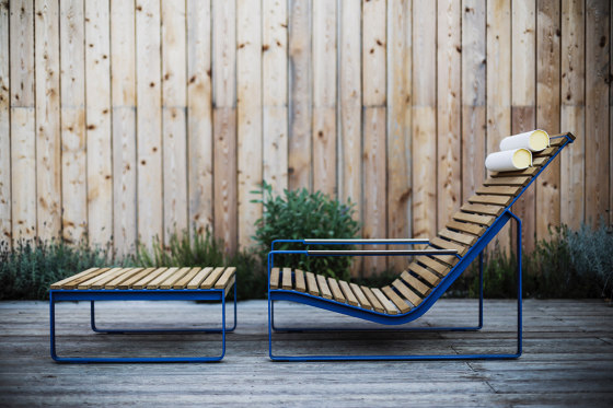 Relaxing deckchair with armrests Preva | Tumbonas | Egoé