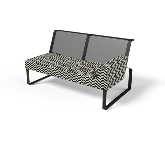 Two-seat sofa with right armrest Moja | Sofás | Egoé