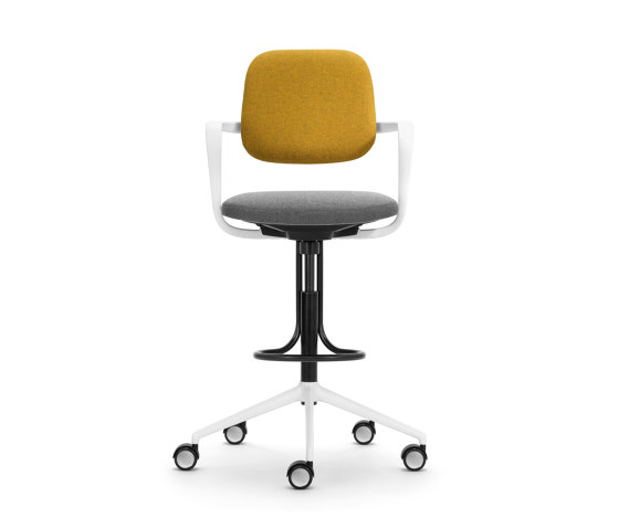 ATEGRA high stool with footrest | Chairs | Girsberger
