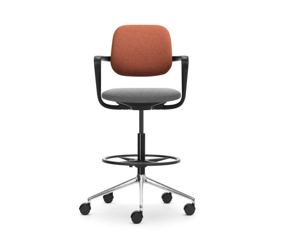 ATEGRA high stool with foot ring | Chairs | Girsberger