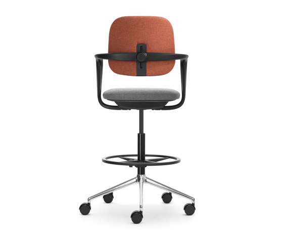 ATEGRA high stool with foot ring | Chairs | Girsberger