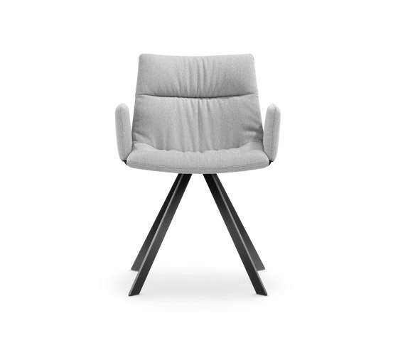 MAREL four-legged chair flat tube with side panels | Chairs | Girsberger