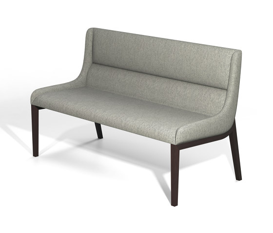 aris dining - 2-seater sofa low, no armrest | Sofás | Rossin srl