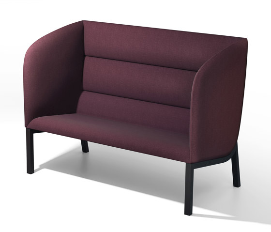 aris lounge - 2-seater sofa high, closed armrests | Sofas | Rossin srl