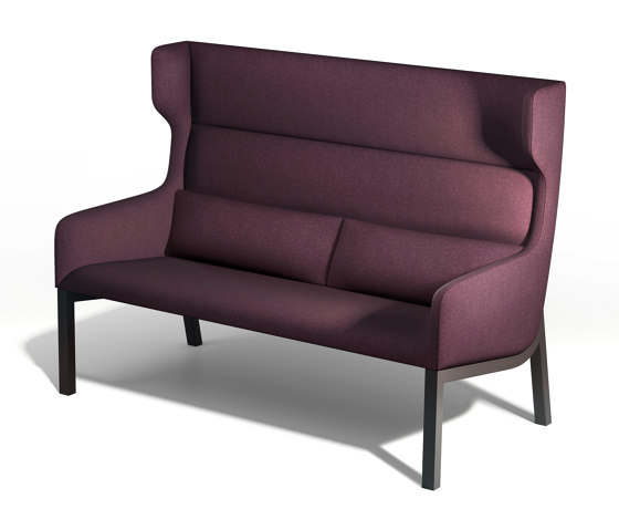 aris lounge - 2-seater sofa high, open armrests | Sofás | Rossin srl