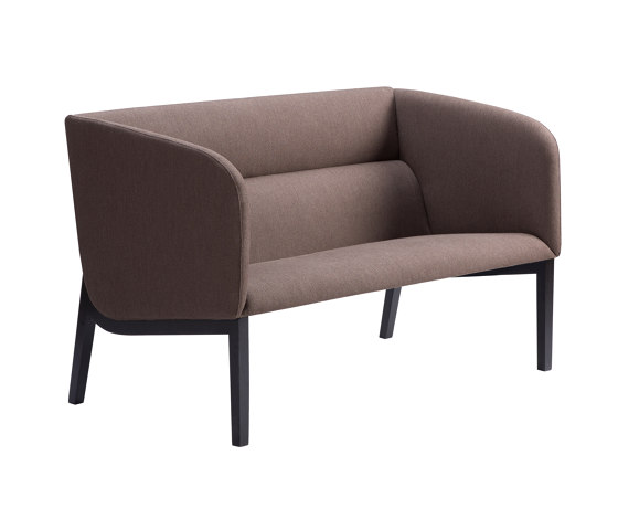 aris lounge - 2-seater sofa low, closed armrests | Sofás | Rossin srl