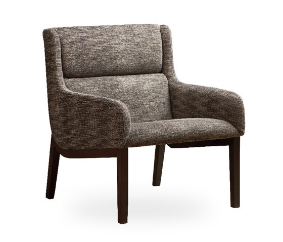 aris lounge - Armchair low, open armrests | Armchairs | Rossin srl