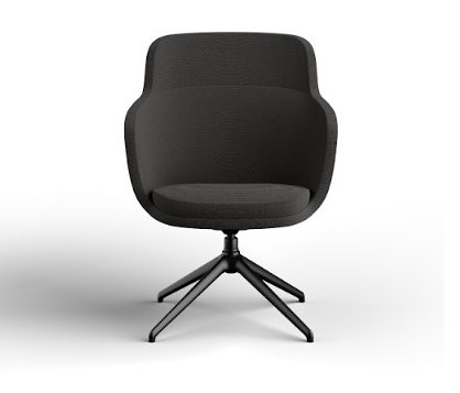 cleo mini high - plain padding, with swivel base | Chairs | Rossin srl