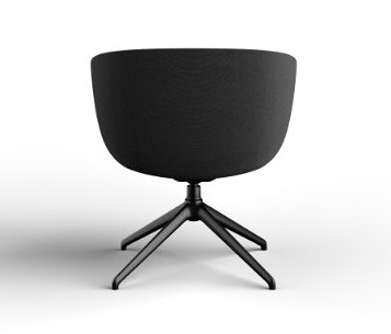cleo mini low - plain padding, with swivel base | Chairs | Rossin srl