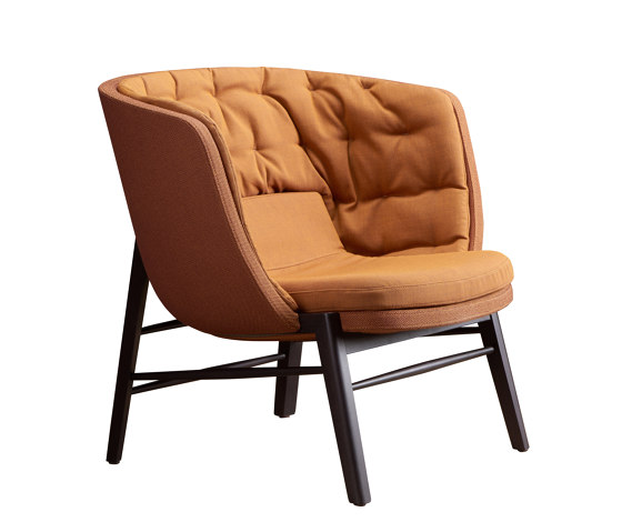 cleo wood - Lounge chair low | Armchairs | Rossin srl
