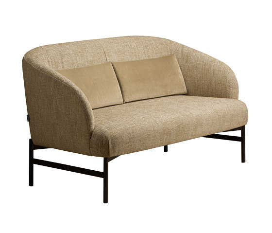 kamal - 2-seater sofa, with 2 back cushions | Sofas | Rossin srl
